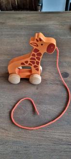 Hape Toys - push & pull trek giraffe, Ophalen of Verzenden, Nieuw, Duw- of Trekspeelgoed