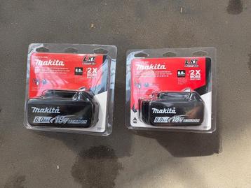 Makita accu's 3ah, 5ah, 6ah NIEUW EN GEBRUIKT!! beschikbaar voor biedingen