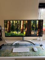 LG 34WQ650-W UltraWide Monitor - Zo goed als nieuw!, Computers en Software, IPS, Zo goed als nieuw, Ingebouwde speakers, DisplayPort