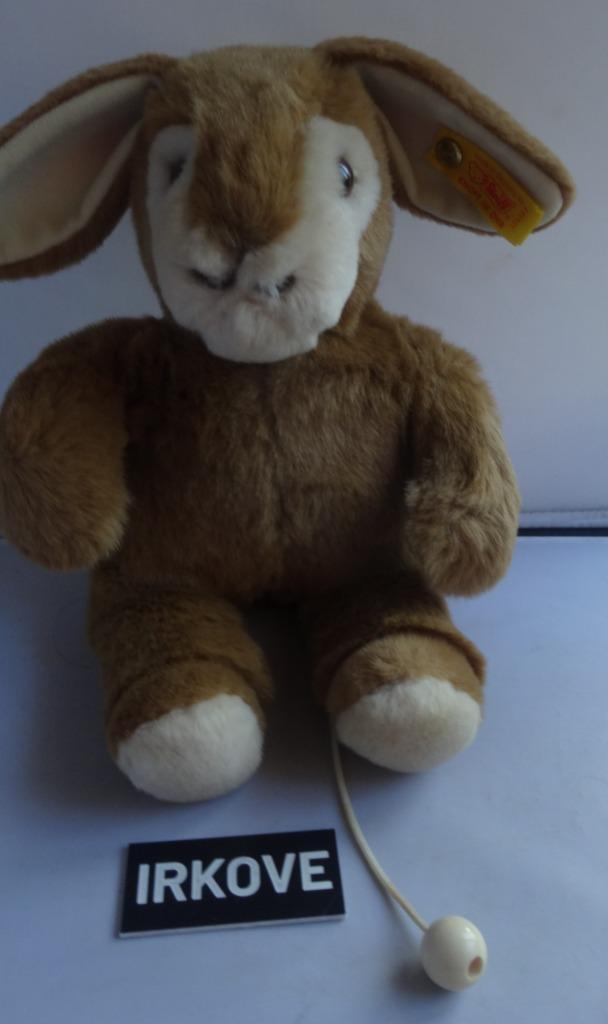 STEIFF SPEELDOOS * Konijn *, Verzamelen, Beren en Cherished Teddies, Zo goed als nieuw, Stoffen beer, Steiff, Verzenden