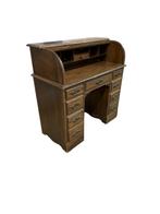 Antiek Rolluik Bureau Secretaire Vintage Ouderwets, Huis en Inrichting, Ophalen, Gebruikt, Antiek