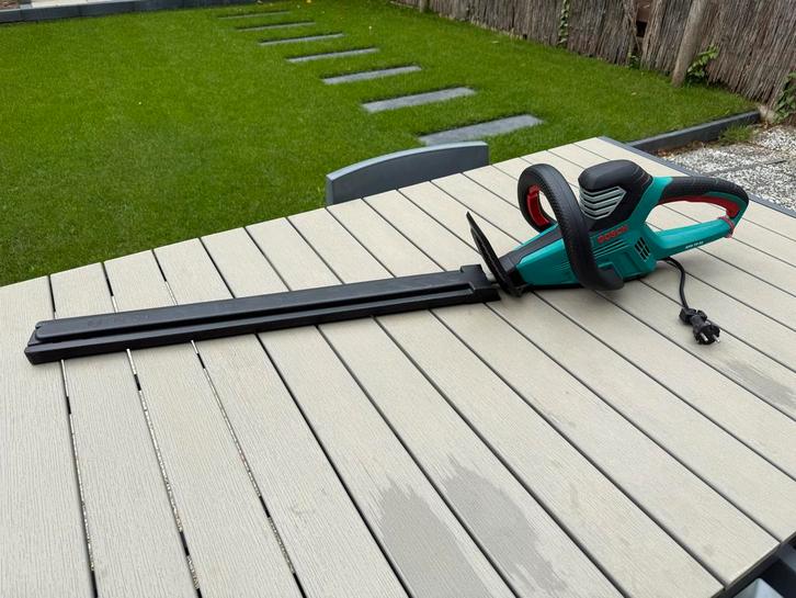 Bosch AHS 70-34 Heggenschaar, Tuin en Terras, Heggenscharen, Gebruikt, Elektrisch, Ophalen of Verzenden