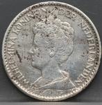 Zilveren 1 gulden 1915 - Wilhelmina, Zilver, Koningin Wilhelmina, 1 gulden, Losse munt