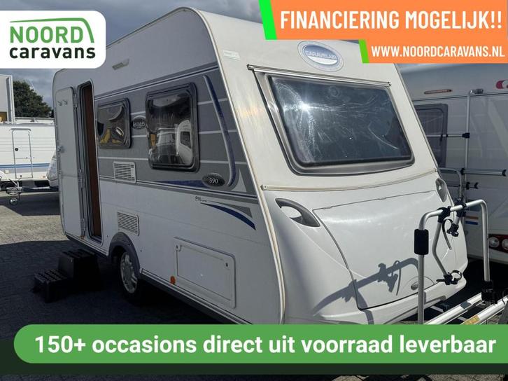 Caravelair Antares Luxe 390 LICHTGEWICHT + VASTBED+ VOORTENT, Caravans en Kamperen, Caravans, Bedrijf, 750 - 1000 kg, Caravelair