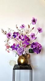 Nieuw zijdenbloemen boeket, Binnen, Majestic Flowers, Nieuw, Ophalen of Verzenden
