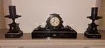 Antieke pendule met kandelaars, Antiek en Kunst, Antiek | Klokken, Ophalen