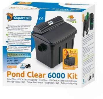 Vijverfilter - Superfish Pondclear kit 6000 filter/pomp/UVC beschikbaar voor biedingen
