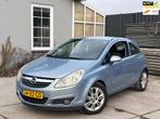 Opel Corsa 1.4-16V Enjoy | Airco | El. Ramen | Nieuwe APK |, Voorwielaandrijving, Gebruikt, 4 cilinders, Blauw