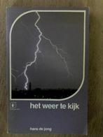 Boek het weer te kijk van Hans de Jong, Ophalen, Gelezen