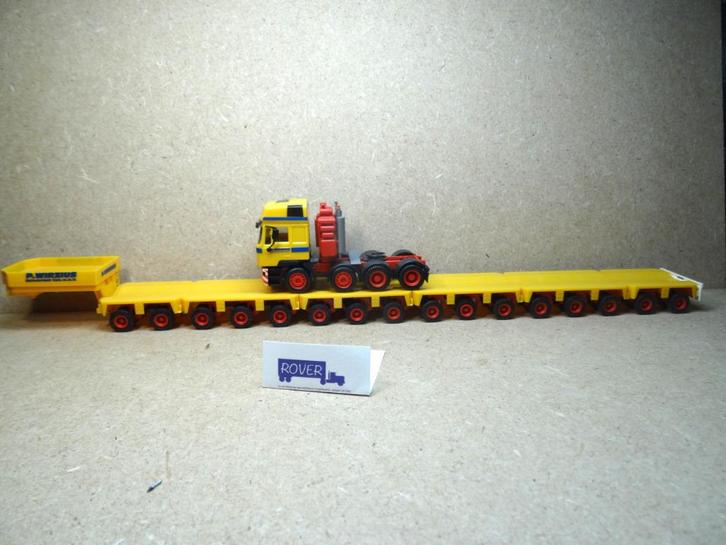 HERPA 1:87 MAN ZWAARLAST COMBI "P.WIRZIUS", Zie Tekst-Foto`s, Hobby en Vrije tijd, Modelauto's | 1:87, Zo goed als nieuw, Bus of Vrachtwagen