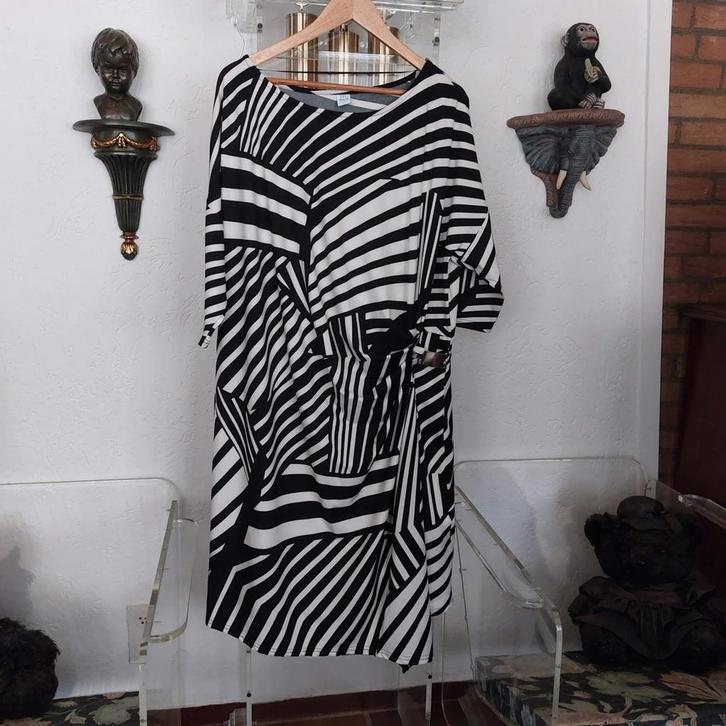 Jurk van MSMODE.  Maat 3XL., Kleding | Dames, Grote Maten, Nieuw, Jurk, Wit, Verzenden