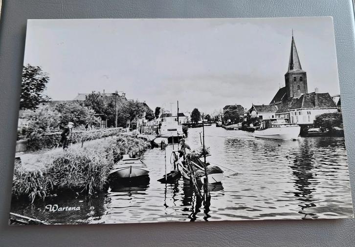 Ansichtkaart Wartena, Verzamelen, Ansichtkaarten | Nederland, Ongelopen, Friesland, 1940 tot 1960, Ophalen of Verzenden