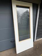 Binnendeur met groot glas 88 x 201 cm stomp, Doe-het-zelf en Verbouw, Ophalen, 80 tot 100 cm, Binnendeur, 200 tot 215 cm