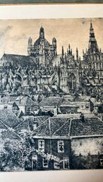 Willem van Leusden ets Sint Jan Den Bosch, Antiek en Kunst, Ophalen of Verzenden