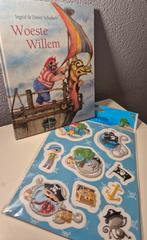 Woeste Willem boek + stickers, Boeken, Ophalen of Verzenden, Zo goed als nieuw, Dieter Schubert; Ingrid Schubert