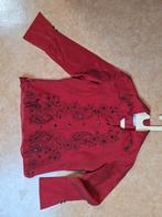 Dressbarn Zijden Blouse - Donkerrood, Maat 38, Kleding | Dames, Maat 38/40 (M), Dressbarn, Ophalen of Verzenden, Zo goed als nieuw