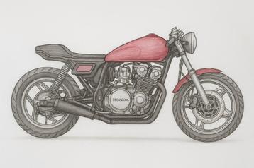 Caferacer  Honda CB650sc / CBX650 project met vele extra's beschikbaar voor biedingen