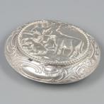 Pepermuntdoosje zilver - schilder Paulus Potter zilver 835, Ophalen of Verzenden, Zilver