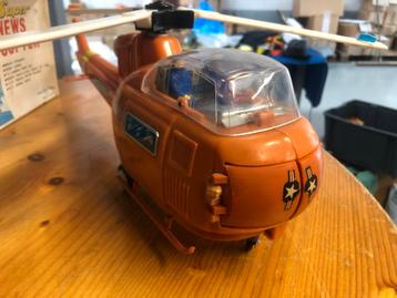 Super News Copter - Vintage Speelgoed Helikopter beschikbaar voor biedingen