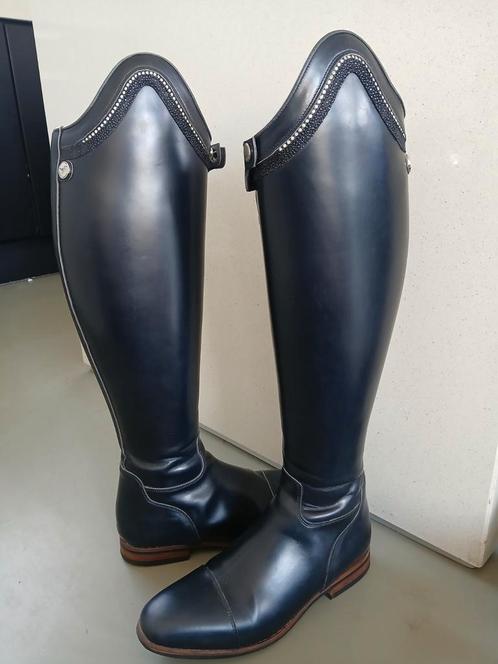Celeris rijlaarzen - blauw met diamantjes - maat 39 - ZGST, Dieren en Toebehoren, Paardrijkleding, Zo goed als nieuw, Schoeisel
