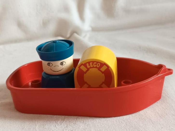 Vintage duplo set 534 Bootje Badspeeltje, Kinderen en Baby's, Speelgoed | Duplo en Lego, Gebruikt, Duplo, Ophalen of Verzenden