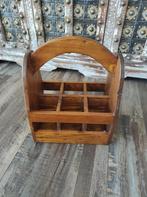 Oud houten flessendrager, Ophalen of Verzenden, Gebruikt, Hout, Minder dan 50 cm