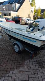 Nette Crescent 4.32 m met 40 pk Mariner 4 takt en trailer, Watersport en Boten, Vis- en Consoleboten, Ophalen, Gebruikt, 30 tot 50 pk