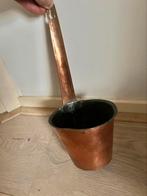 Koper pot, tuinvaas, antieke pan of soeplepel kopere smorre, Ophalen of Verzenden