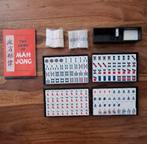 Vintage '70 Mah-Jong set handgemaakt bamboe onderzijde, Hobby en Vrije tijd, Vijf spelers of meer, Ophalen of Verzenden, Gebruikt