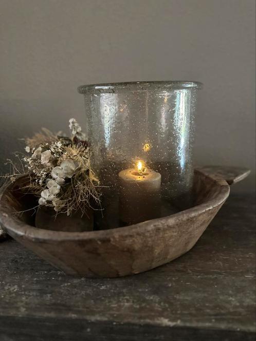 Oud  houten schaal, Huis en Inrichting, Woonaccessoires | Overige, Nieuw, Ophalen of Verzenden
