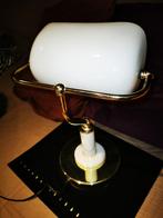 Notaris lamp, Ophalen of Verzenden, Zo goed als nieuw, Glas, Minder dan 50 cm