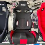 Sparco R333 Zwart Rood Kuipstoel Sportstoel Racestoel, Ophalen of Verzenden