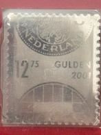 Zilveren postzegel Nederland 12,75 gulden, Ophalen of Verzenden