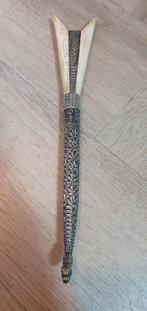 Antieke Griekse dolk, 19e eeuw, been en zilver, Ophalen of Verzenden