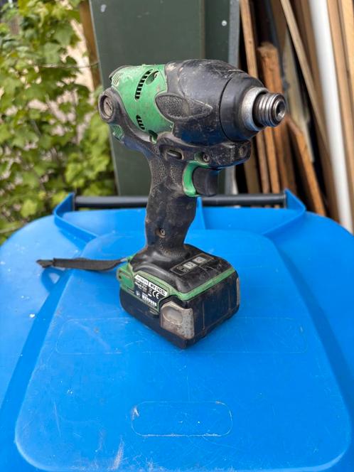 Hitachi, Hikoki, slagschroevendraaier, WH14DSL, Doe-het-zelf en Verbouw, Gereedschap | Boormachines, Gebruikt, Boor- en Schroefmachine