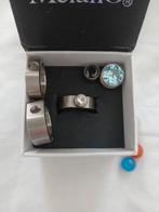 3 Melano ringen en hanger, Ophalen of Verzenden, Zo goed als nieuw, Overige materialen