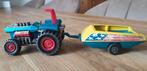 Mod Tractor & Trailer van Matchbox King Size K-3/4, Hobby en Vrije tijd, Modelauto's | 1:50, Gebruikt, Matchbox, Ophalen of Verzenden