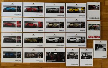 Porsche brochures Exclusive, 20 stuks beschikbaar voor biedingen