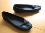 Comfortabele zwart leren ballerinas CLARKS 36-37-D snazzeys, Verzenden, Zwart, Nieuw, Ballerina's