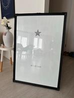 Zwarte Fotokader 61x91.5cm, echt glas, Ophalen, Zo goed als nieuw, 75 cm of meer, 50 tot 75 cm