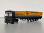 Herpa DAF XF Pöppelmann huifoplegger 1/87, Hobby en Vrije tijd, Modelauto's | 1:87, Gebruikt, Ophalen of Verzenden, Bus of Vrachtwagen