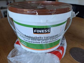 Professionele tuinhoutbeits Finess. 5 liter. Licht bruin beschikbaar voor biedingen