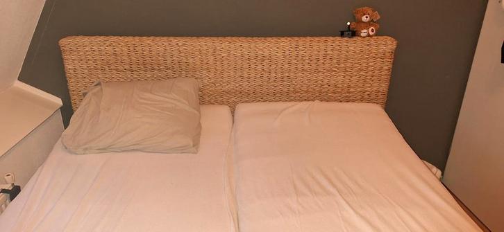 Mooi compleet lux bed, Huis en Inrichting, Slaapkamer | Bedden, Zo goed als nieuw, Tweepersoons, 180 cm, Hout, Ophalen of Verzenden