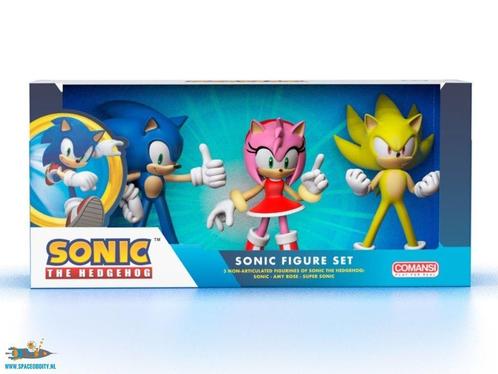 Sonic the Hedgehog gift box set van 3 figuren, Verzamelen, Poppetjes en Figuurtjes, Nieuw, Ophalen of Verzenden