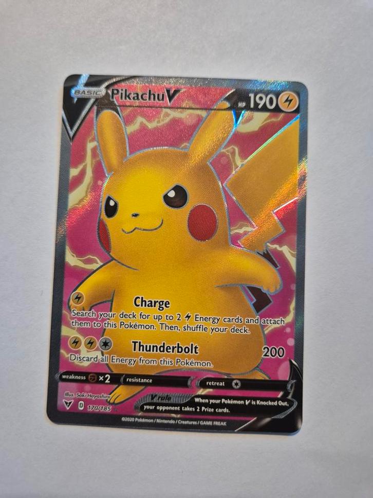 Pikachu V #170 Pokemon Vivid Voltage, Hobby en Vrije tijd, Verzamelkaartspellen | Pokémon, Nieuw, Losse kaart, Ophalen of Verzenden