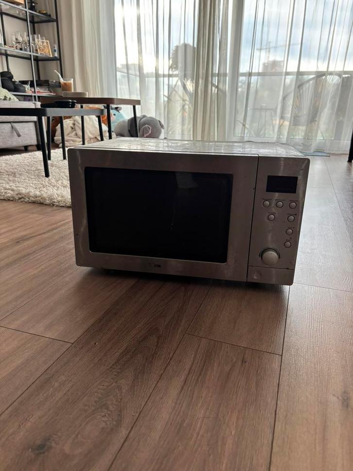 Combimagnetron/microwave oven with rack, Witgoed en Apparatuur, Magnetrons, Gebruikt, Inbouw, Combimagnetron, Minder dan 45 cm