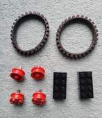 Lego rupsbanden met ster + 2x2 studs wielen en as blokjes ., Kinderen en Baby's, Speelgoed | Duplo en Lego, Ophalen of Verzenden