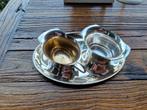 roomstel verzilverd niet gemerkt.., Antiek en Kunst, Antiek | Goud en Zilver, Ophalen of Verzenden