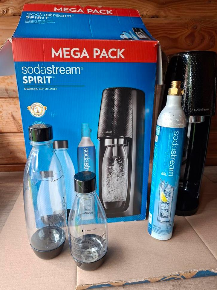 Sodastream   Megapack  bruiswatermachine, Witgoed en Apparatuur, Bruiswatermachines, Gebruikt, Ophalen