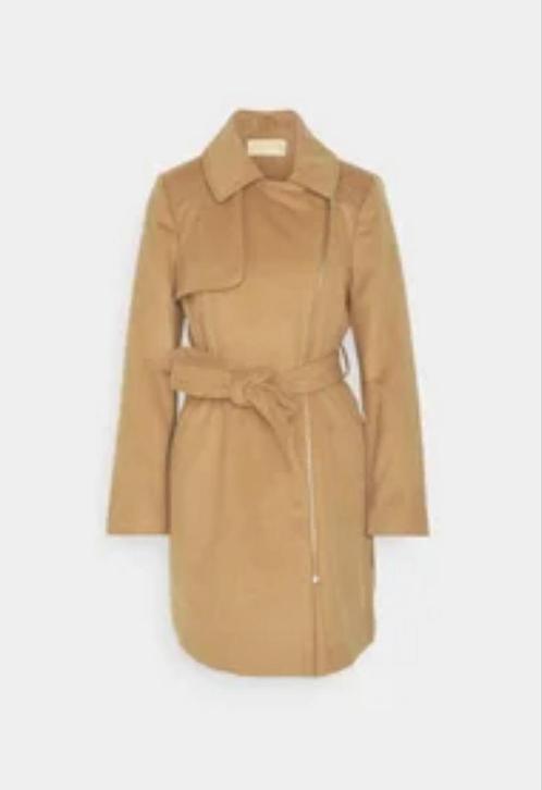 Canel kleurige wollen jas, Michael Kors, Kleding | Dames, Jassen | Winter, Zo goed als nieuw, Maat 36 (S), Bruin, Ophalen of Verzenden
